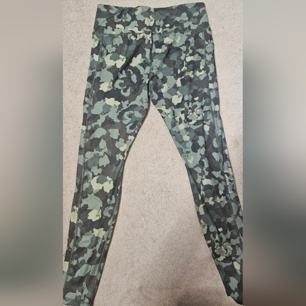 Avia Green Camouflage Military Jacket